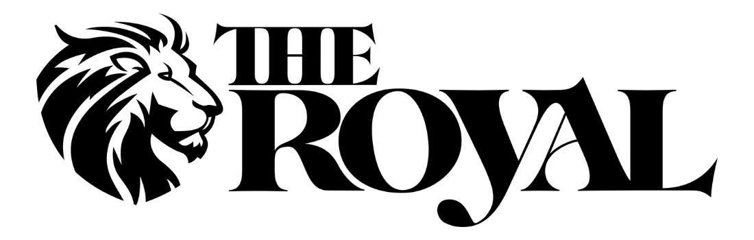 The Royal Pub logo — black version